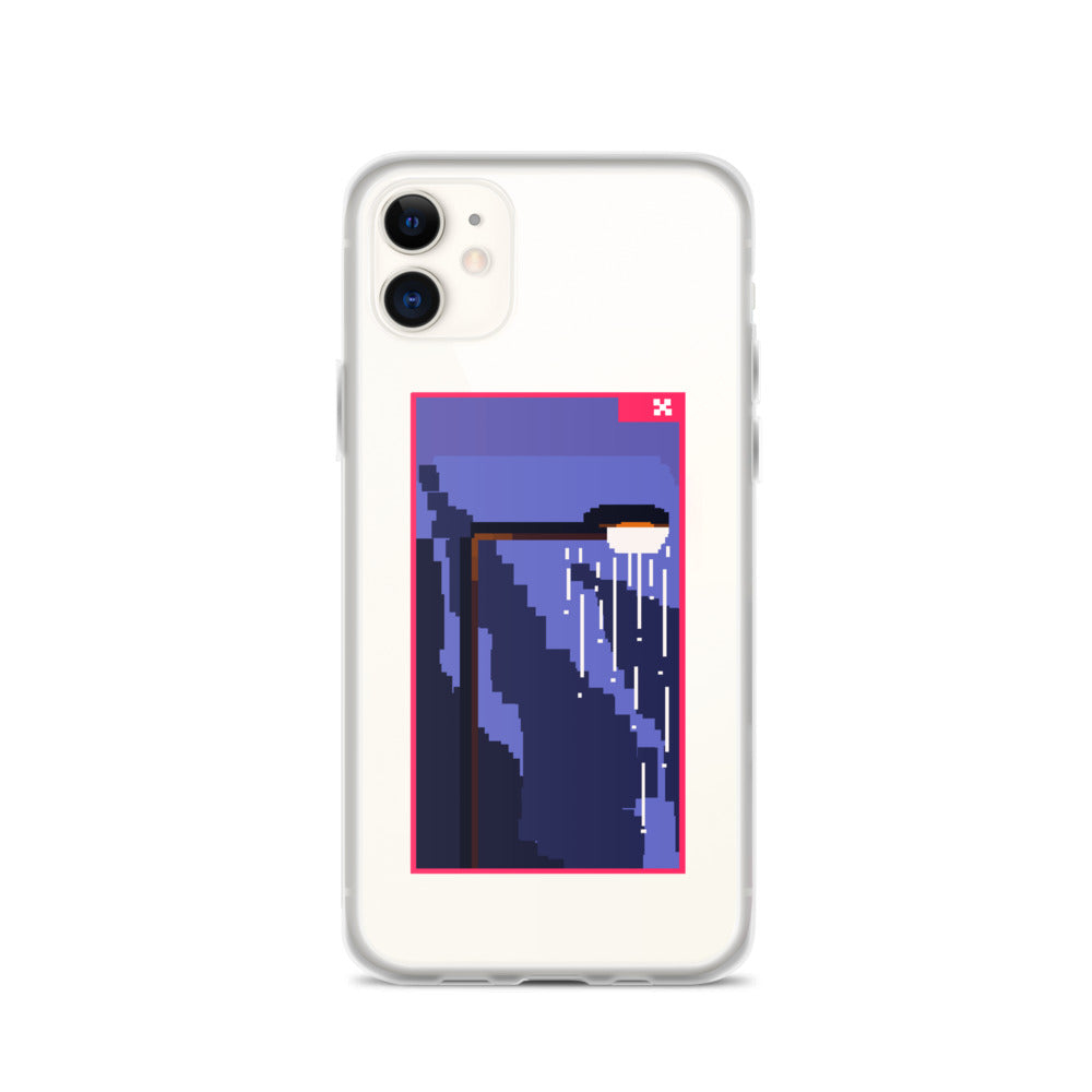 "SOMEONE TURNED THE SUN OFF" Pixel Logo iPhone Case