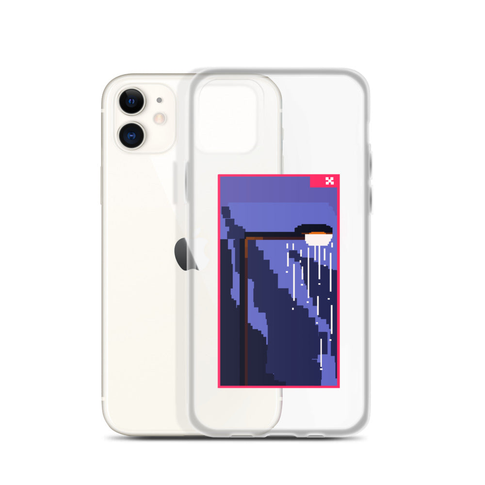 "SOMEONE TURNED THE SUN OFF" Pixel Logo iPhone Case