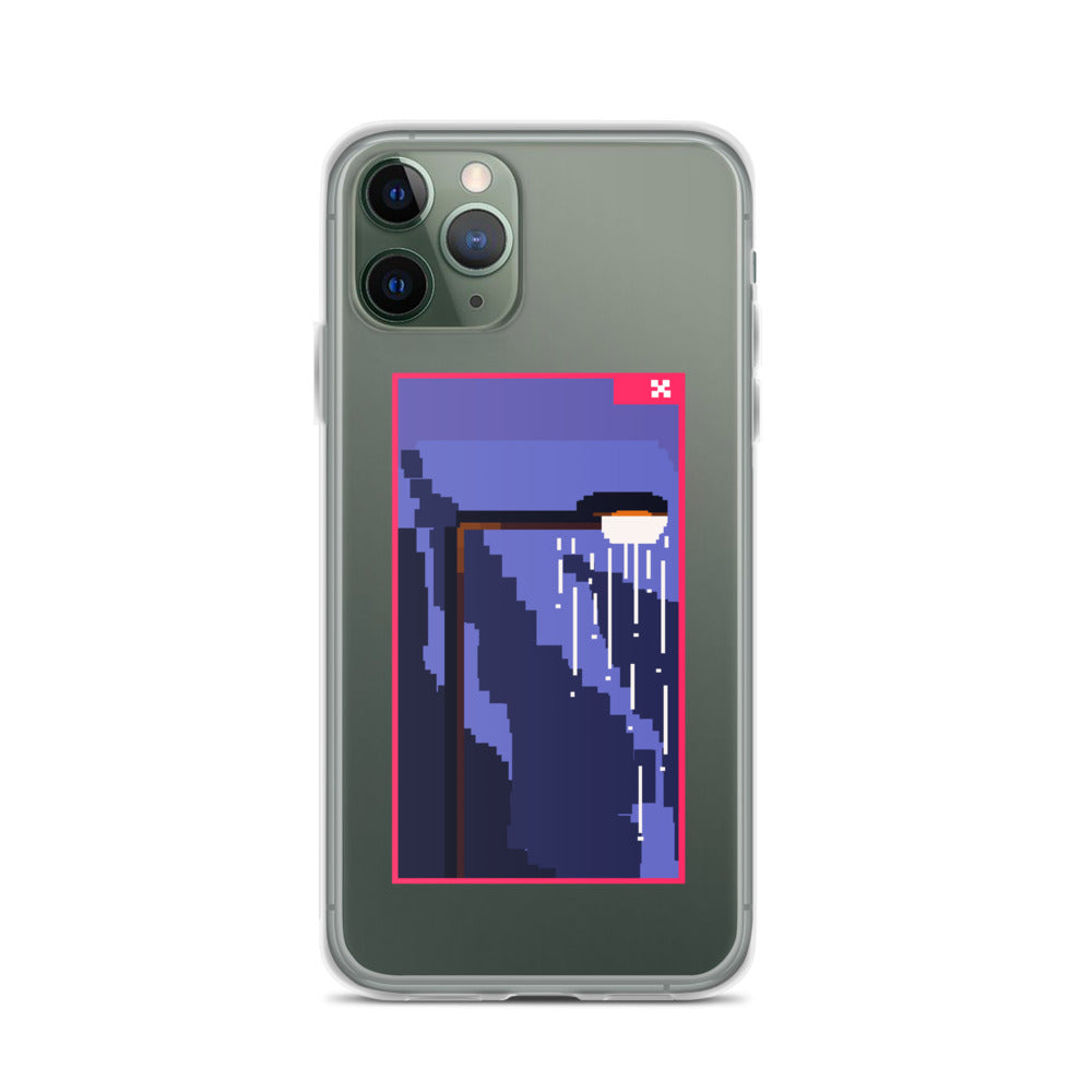 "SOMEONE TURNED THE SUN OFF" Pixel Logo iPhone Case