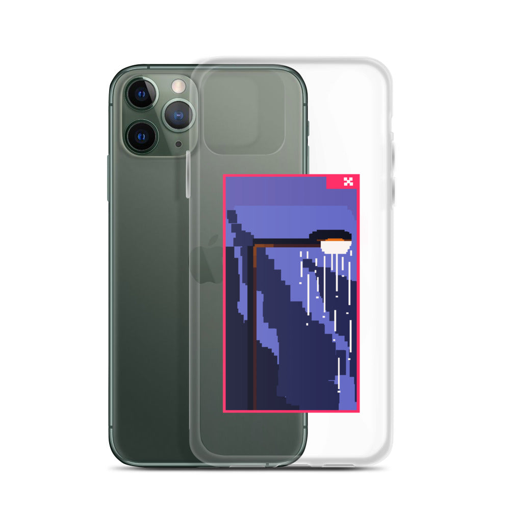 "SOMEONE TURNED THE SUN OFF" Pixel Logo iPhone Case