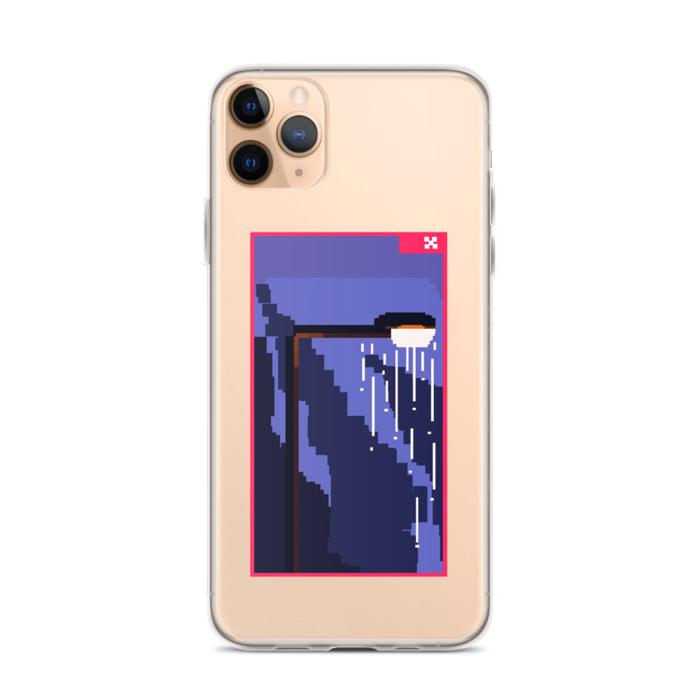 "SOMEONE TURNED THE SUN OFF" Pixel Logo iPhone Case