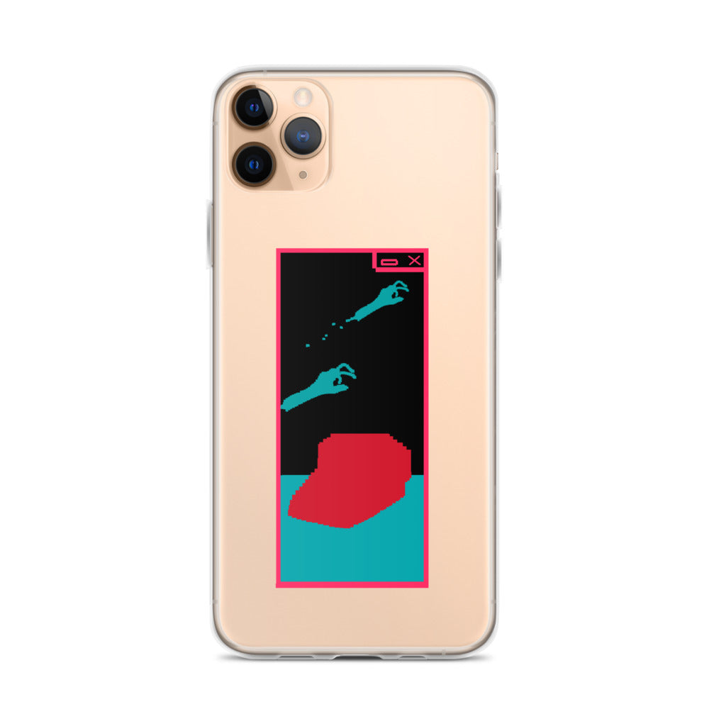 "IF FOUND CALL NO ONE" Pixel Logo iPhone Case