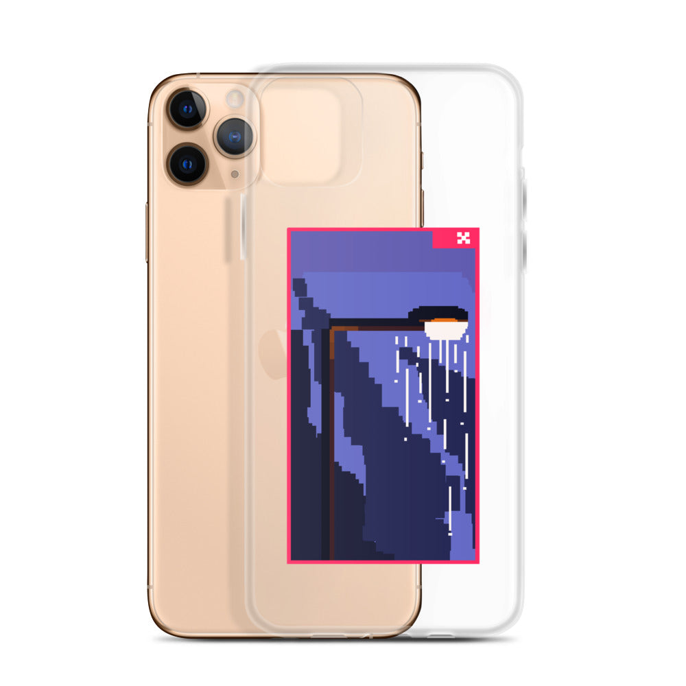 "SOMEONE TURNED THE SUN OFF" Pixel Logo iPhone Case