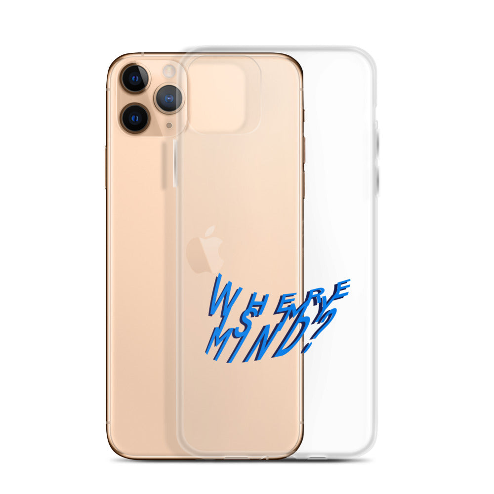 "WHERE IS MY MIND?" Wavy Text iPhone Case