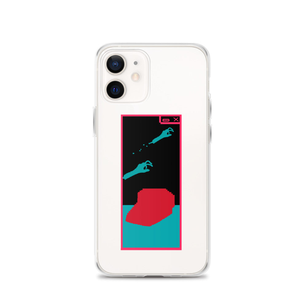 "IF FOUND CALL NO ONE" Pixel Logo iPhone Case