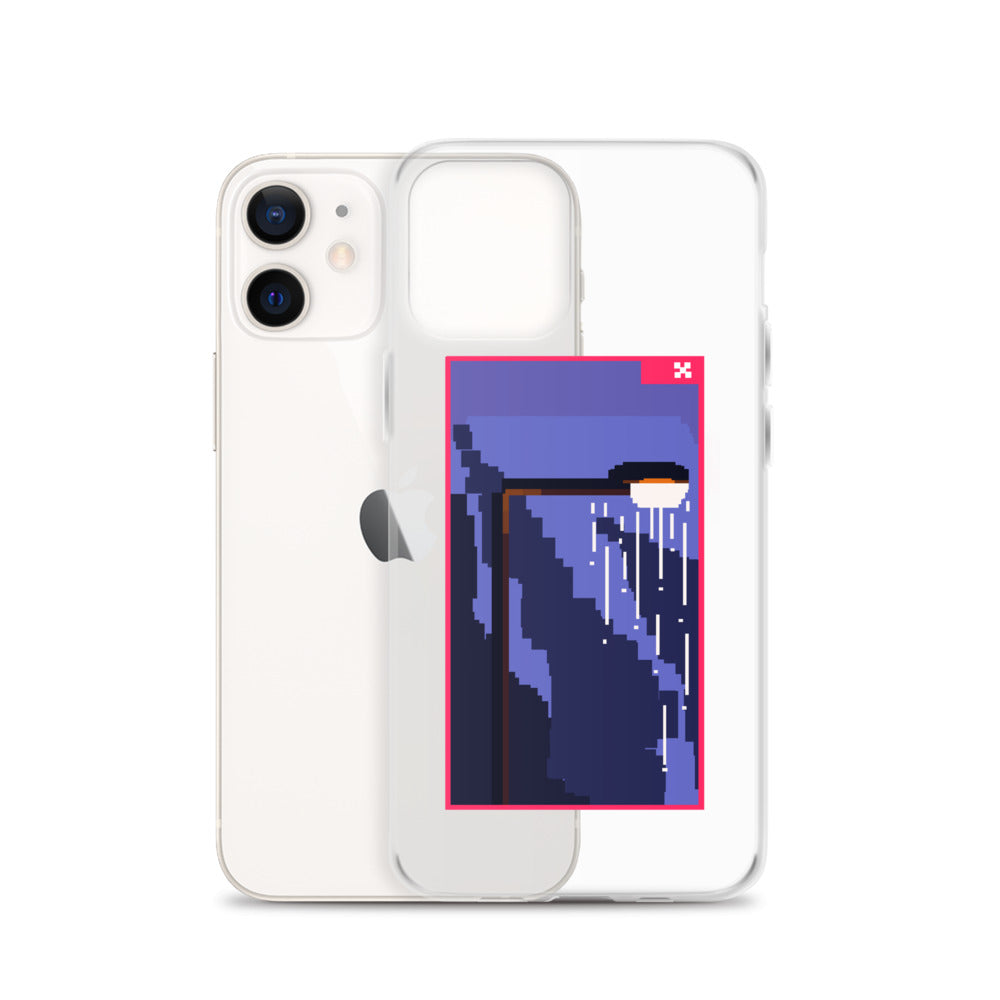 "SOMEONE TURNED THE SUN OFF" Pixel Logo iPhone Case