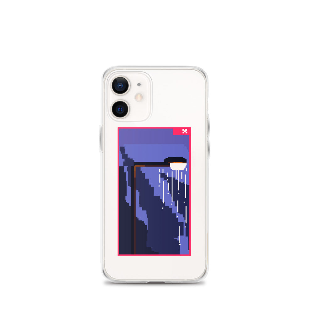 "SOMEONE TURNED THE SUN OFF" Pixel Logo iPhone Case