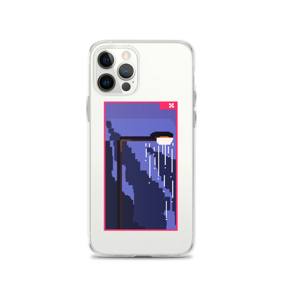 "SOMEONE TURNED THE SUN OFF" Pixel Logo iPhone Case