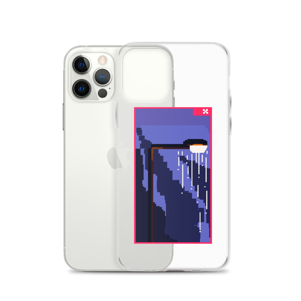 "SOMEONE TURNED THE SUN OFF" Pixel Logo iPhone Case