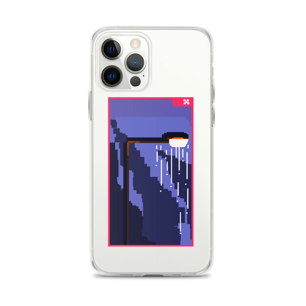 "SOMEONE TURNED THE SUN OFF" Pixel Logo iPhone Case