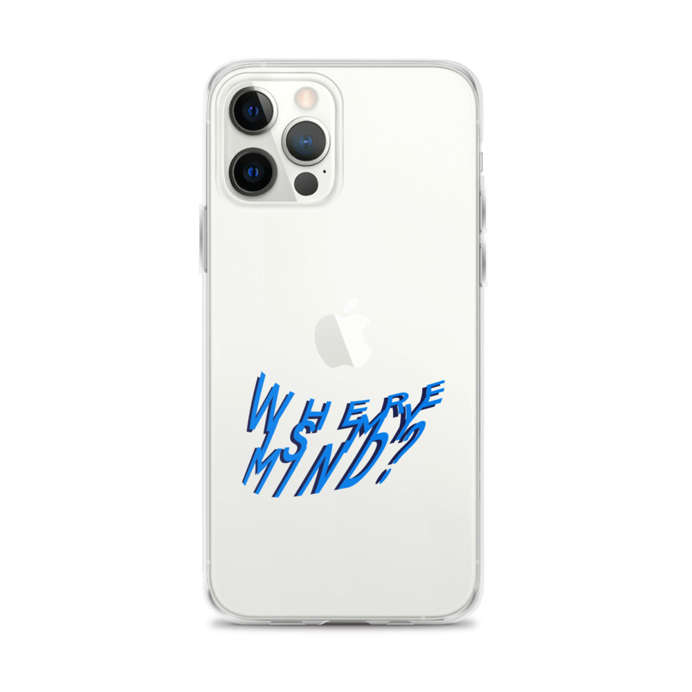 "WHERE IS MY MIND?" Wavy Text iPhone Case