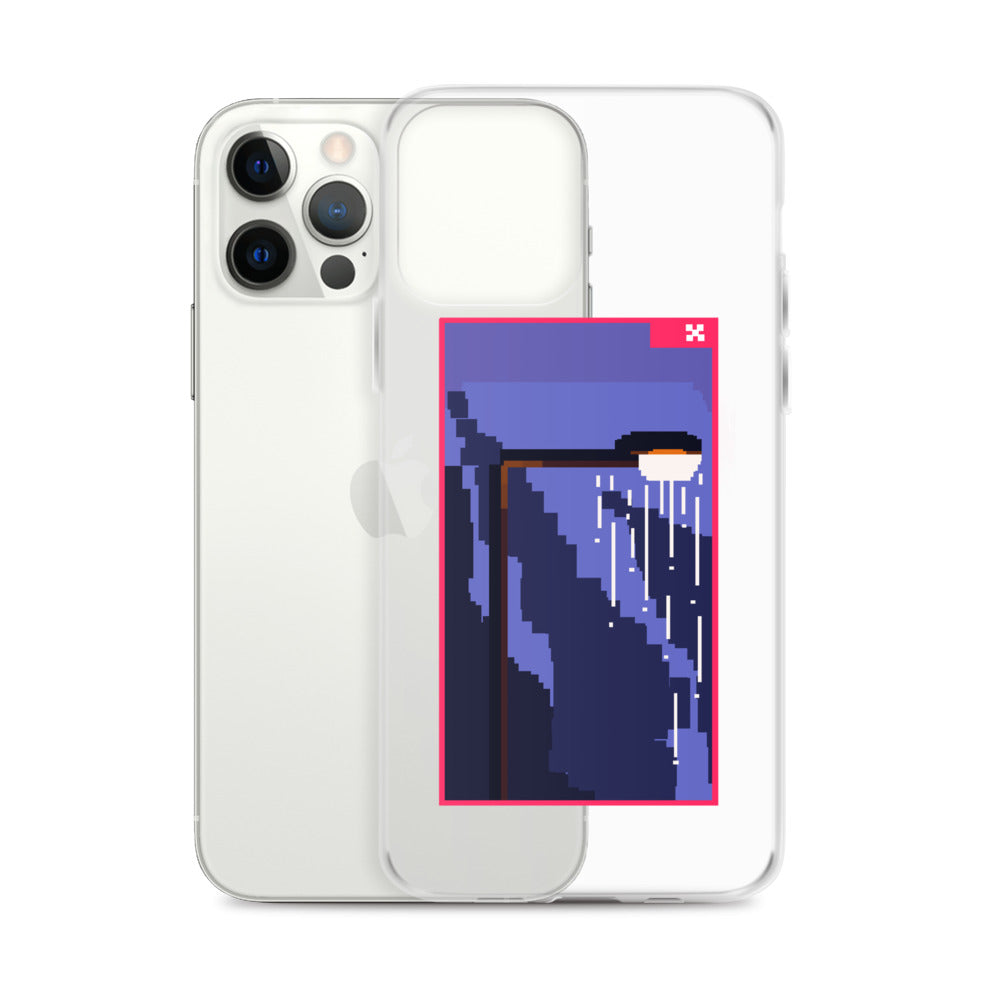 "SOMEONE TURNED THE SUN OFF" Pixel Logo iPhone Case