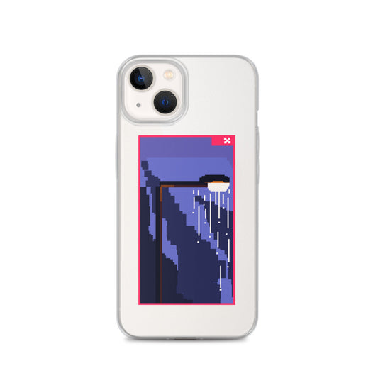 "SOMEONE TURNED THE SUN OFF" Pixel Logo iPhone Case