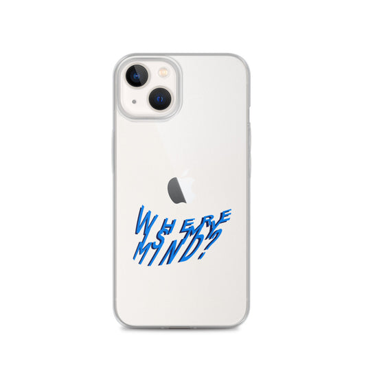 "WHERE IS MY MIND?" Wavy Text iPhone Case