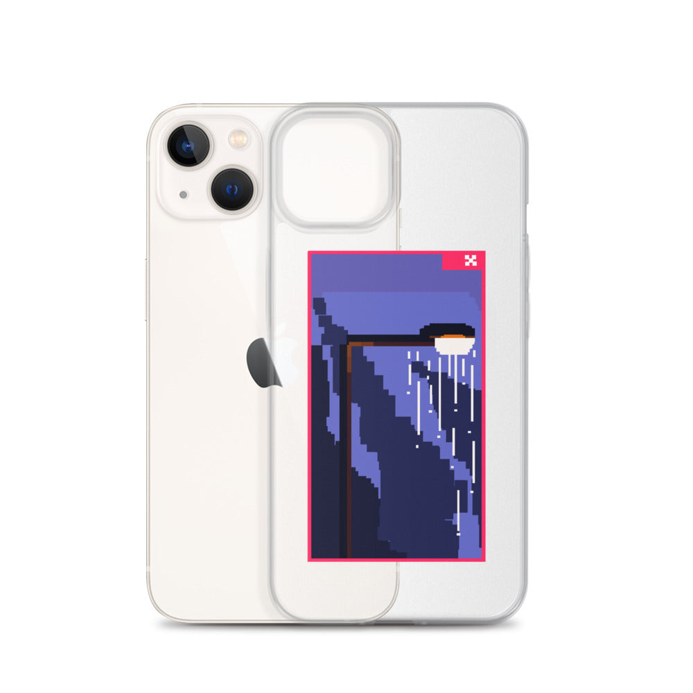 "SOMEONE TURNED THE SUN OFF" Pixel Logo iPhone Case