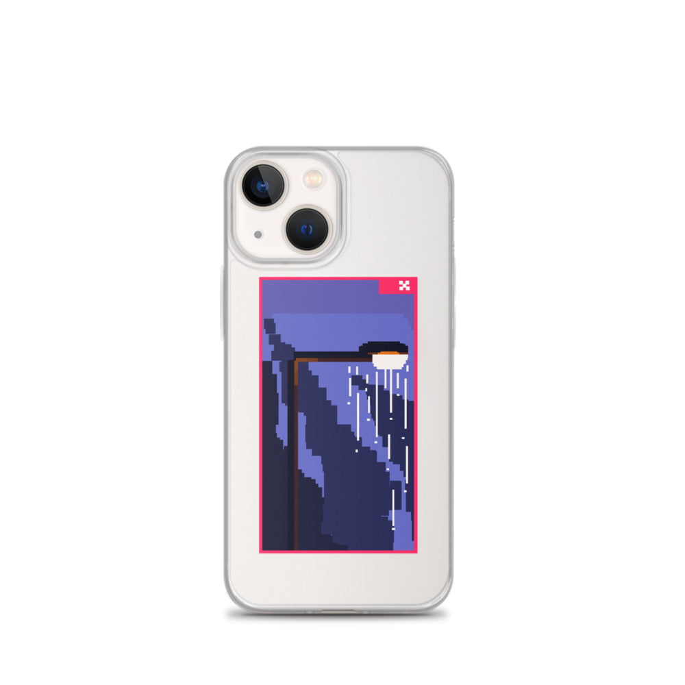 "SOMEONE TURNED THE SUN OFF" Pixel Logo iPhone Case