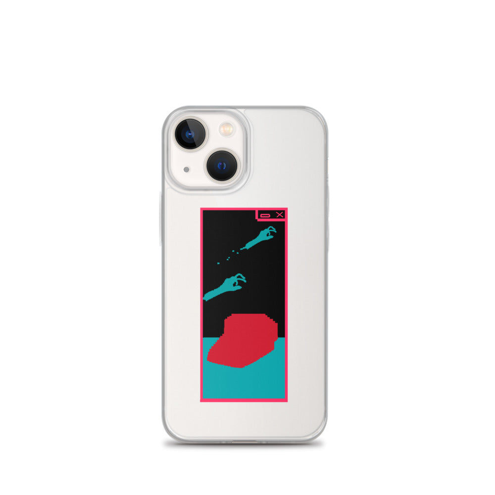 "IF FOUND CALL NO ONE" Pixel Logo iPhone Case