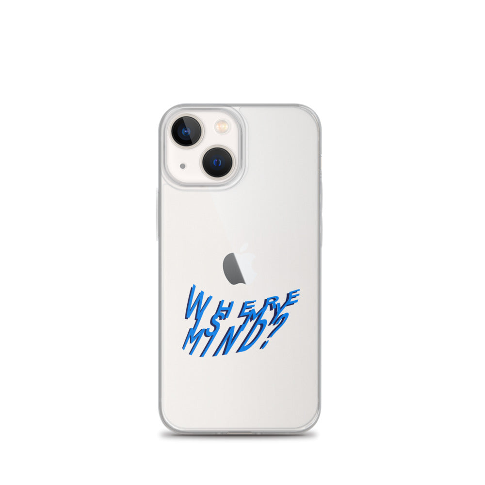 "WHERE IS MY MIND?" Wavy Text iPhone Case