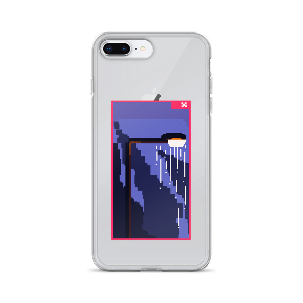 "SOMEONE TURNED THE SUN OFF" Pixel Logo iPhone Case