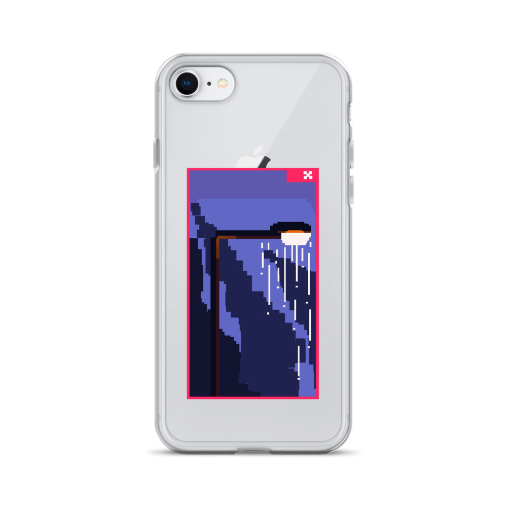 "SOMEONE TURNED THE SUN OFF" Pixel Logo iPhone Case