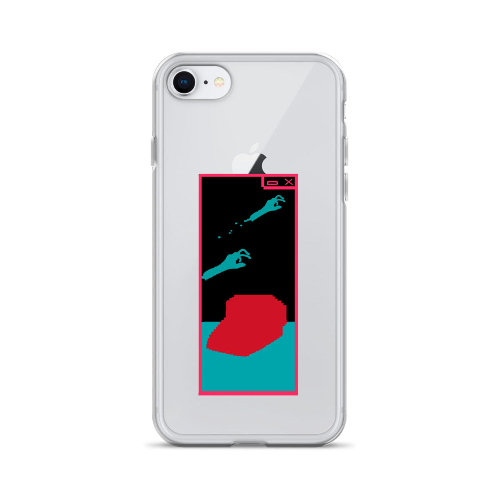 "IF FOUND CALL NO ONE" Pixel Logo iPhone Case