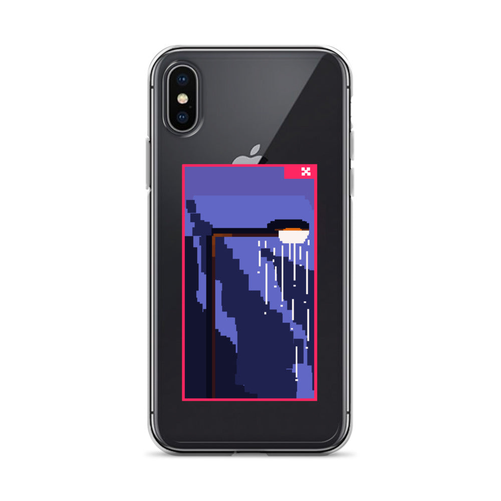 "SOMEONE TURNED THE SUN OFF" Pixel Logo iPhone Case