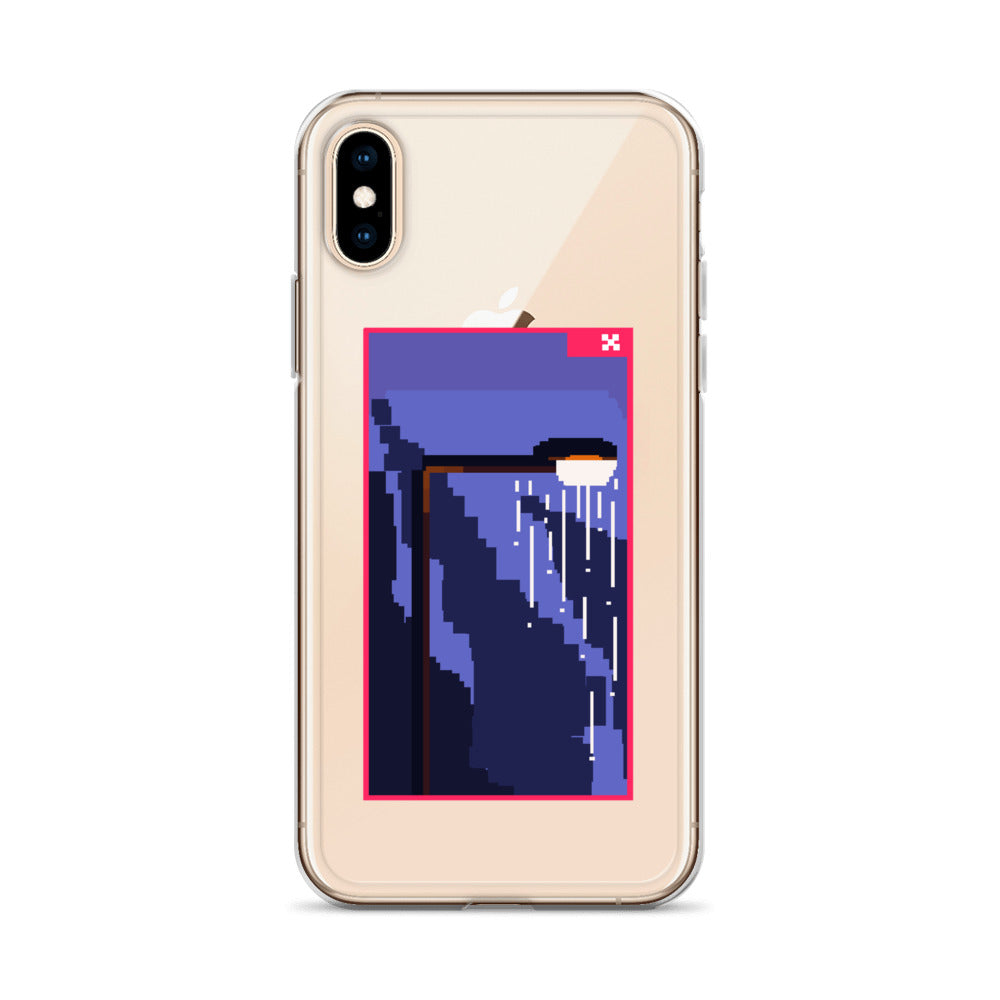 "SOMEONE TURNED THE SUN OFF" Pixel Logo iPhone Case