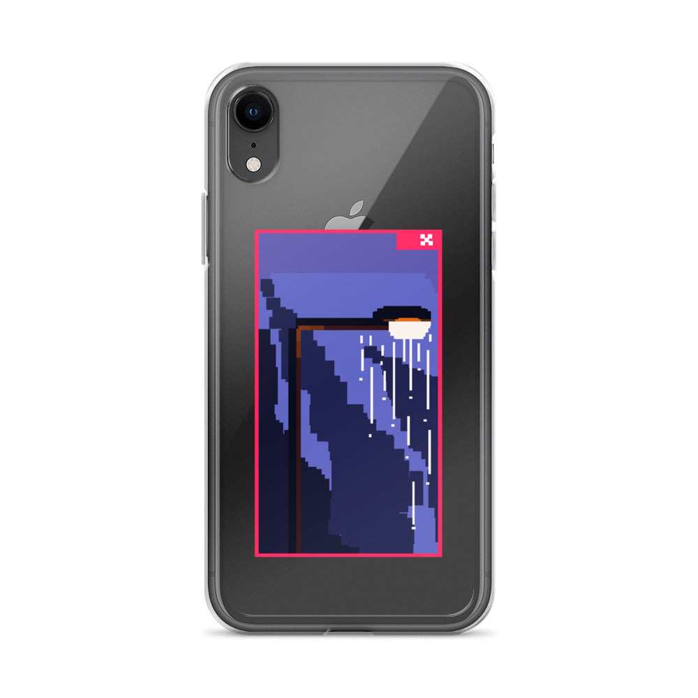 "SOMEONE TURNED THE SUN OFF" Pixel Logo iPhone Case