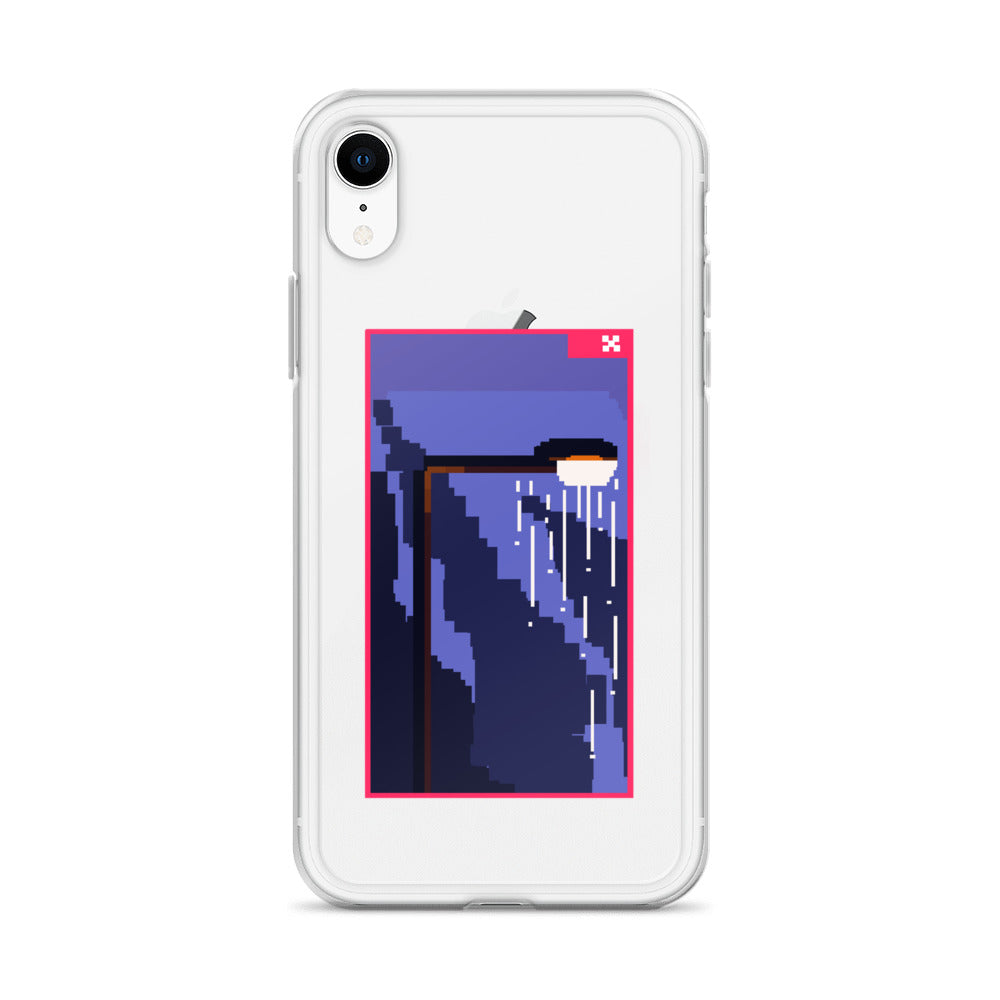 "SOMEONE TURNED THE SUN OFF" Pixel Logo iPhone Case