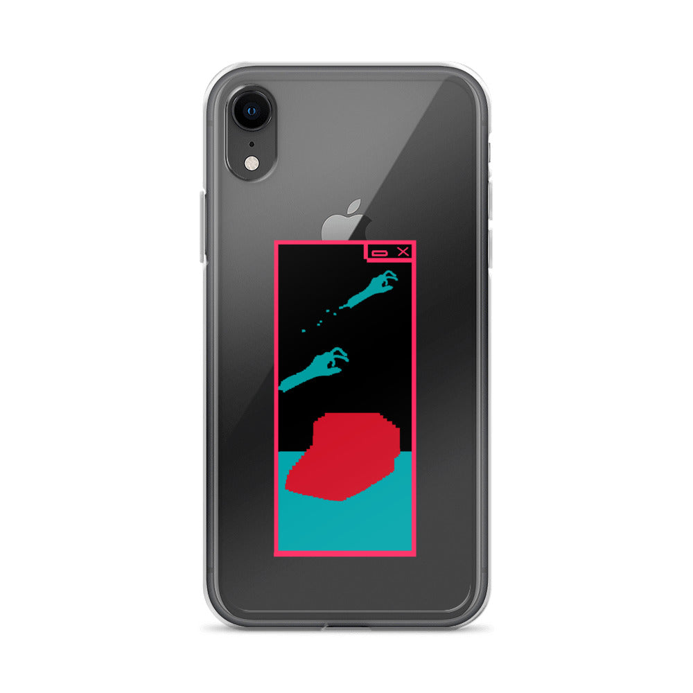 "IF FOUND CALL NO ONE" Pixel Logo iPhone Case