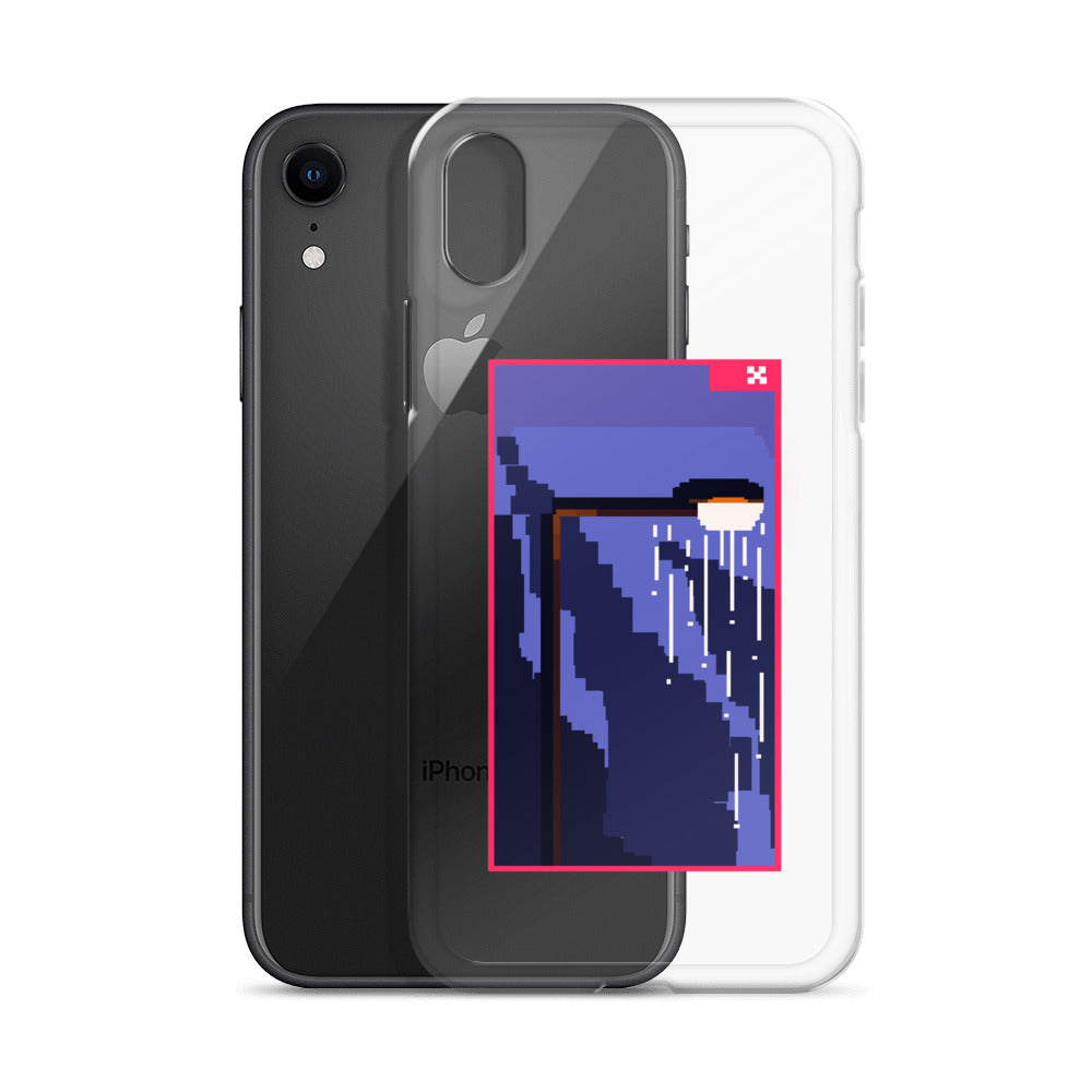 "SOMEONE TURNED THE SUN OFF" Pixel Logo iPhone Case