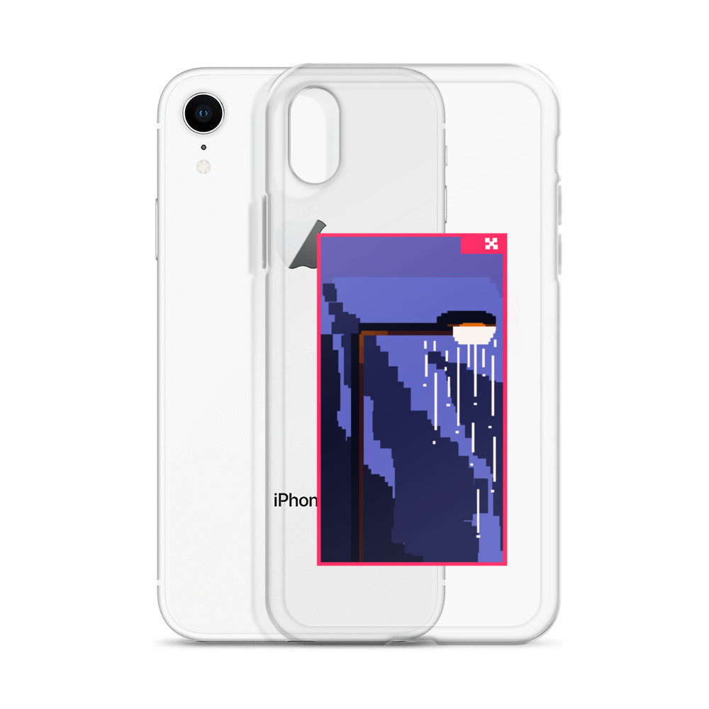 "SOMEONE TURNED THE SUN OFF" Pixel Logo iPhone Case