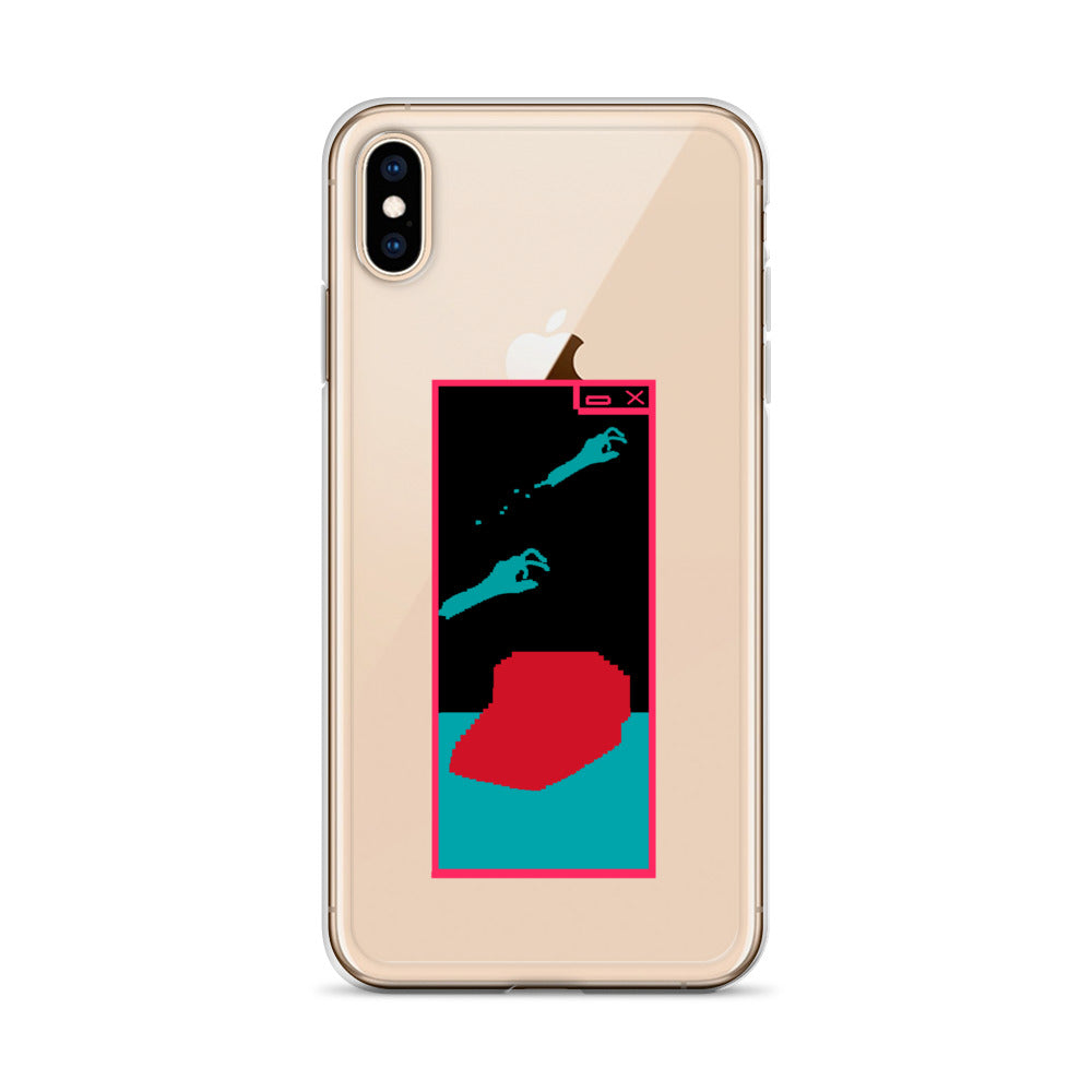 "IF FOUND CALL NO ONE" Pixel Logo iPhone Case