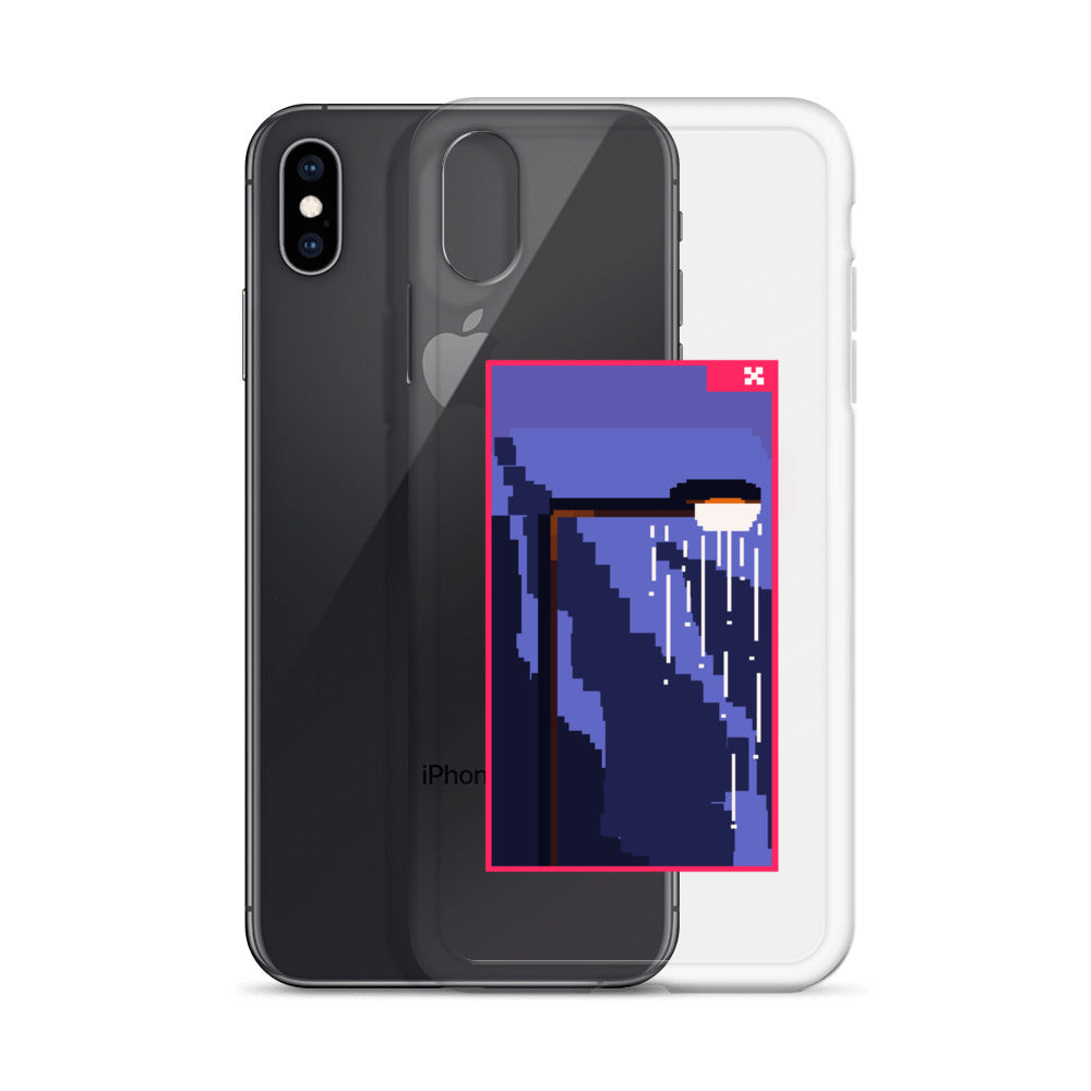 "SOMEONE TURNED THE SUN OFF" Pixel Logo iPhone Case