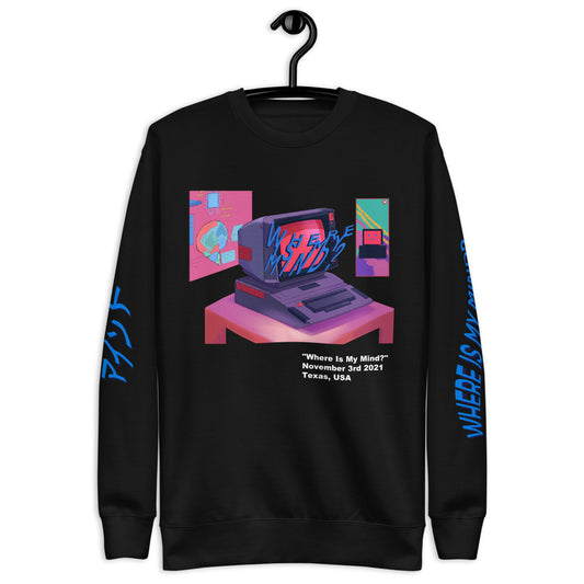 "WHERE IS MY MIND" Sweatshirt (Black)