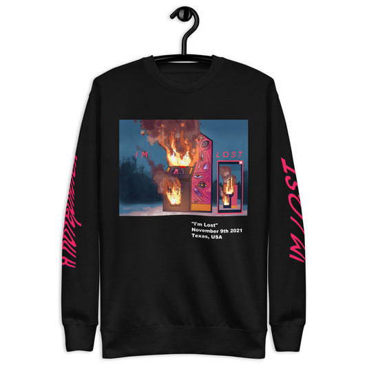 "IM LOST" Sweatshirt (Black)