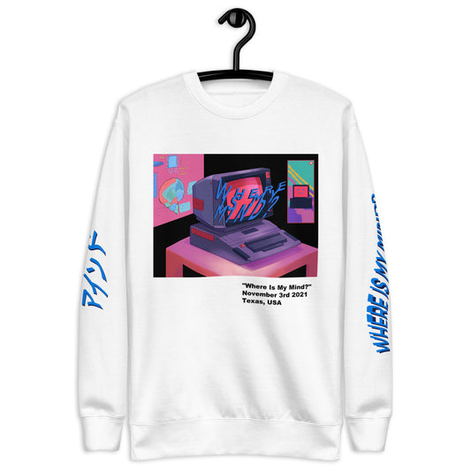 "WHERE IS MY MIND?" Sweatshirt (White)