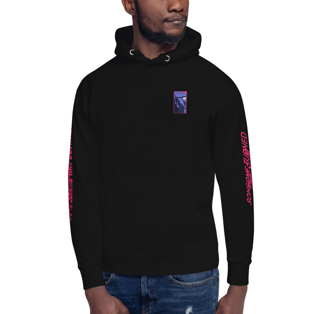 "SOMEONE TURNED THE SUN OFF" Hoodie (Black)